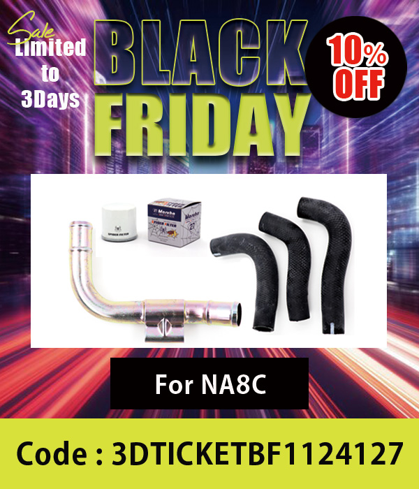 Maruha Silicone Radiator Hose & Stainless Steel Pipe Set For NA6CE 10%OFF