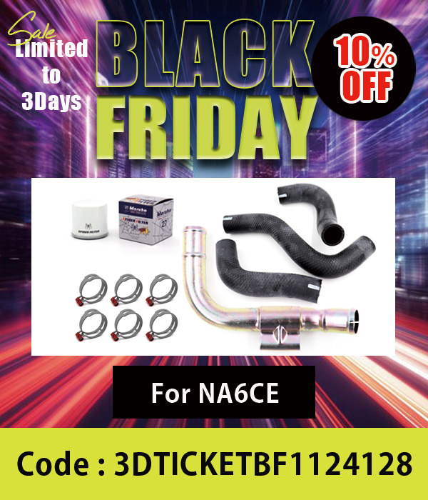 Maruha Silicone Radiator Hose & Stainless Steel Pipe Set For NA6CE 10%OFF