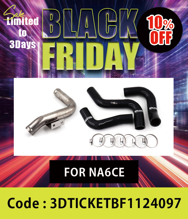 Maruha Silicone Radiator Hose & Stainless Steel Pipe Set For NA6CE 10%OFF